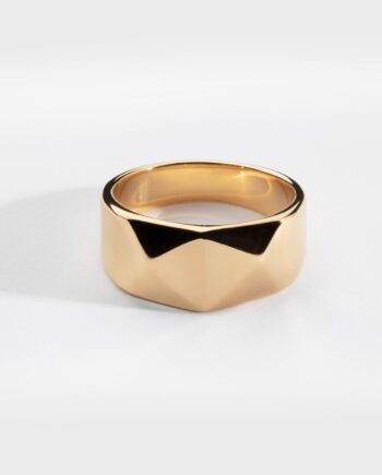 Kant Signature Ring Guldtonet Str    Herre Northern Legacy