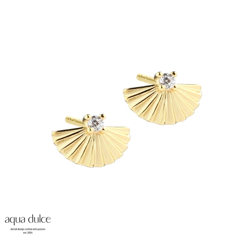 Kaya Fan Earstud   Gold