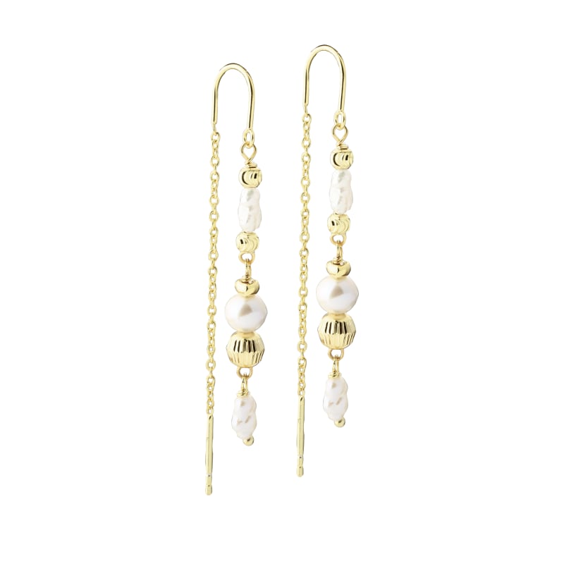 Line Pearl Thread   Golden