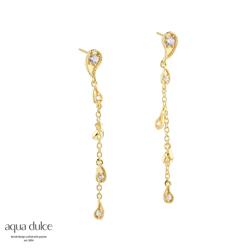 Long Vims Earring   Golden
