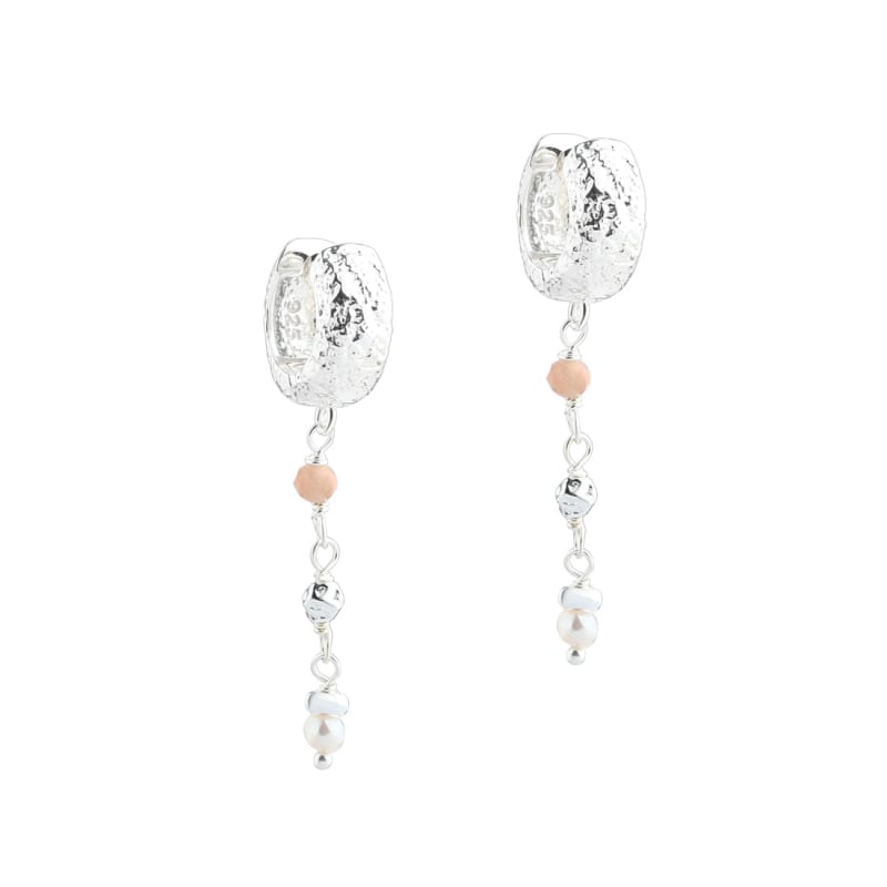 Love Me Hoop Rose   Silver