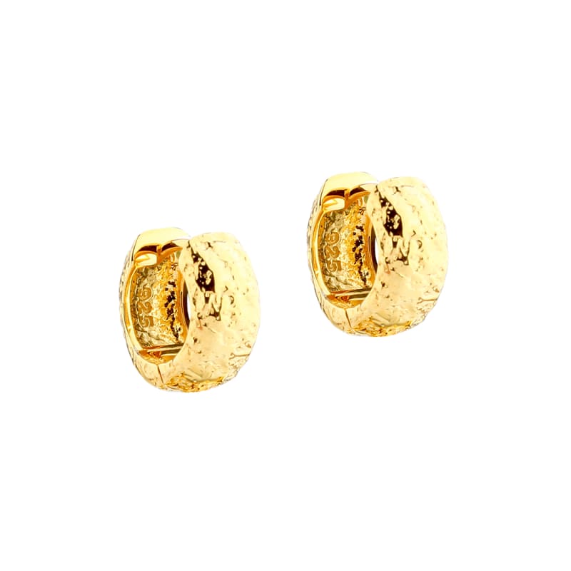 Love Me Small Hoop   Golden