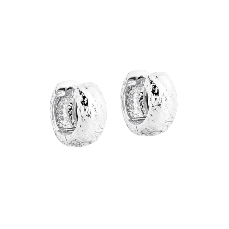 Love Me Small Hoop   Silver