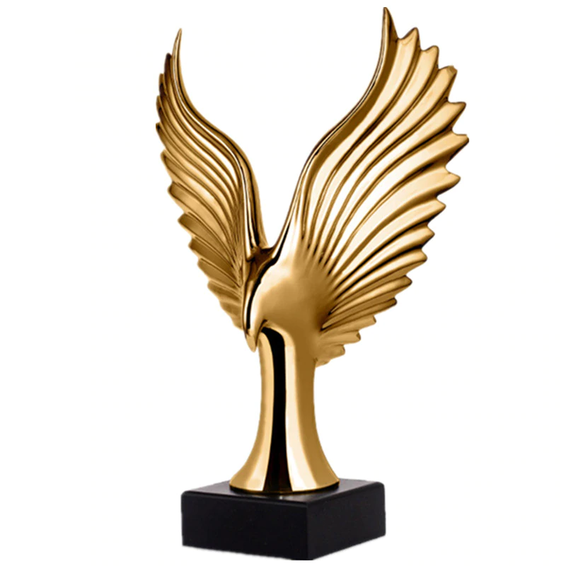 Luigi Ricci Guld ørn Statue   Figur
