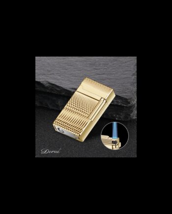 Luigi Ricci  Quot Havana Quot  Jet Lighter Af Derui   Guld Cigar-og Cigaret Jet Flint Kvalitets Lighter Og Stormlighter Med Cigar Punch