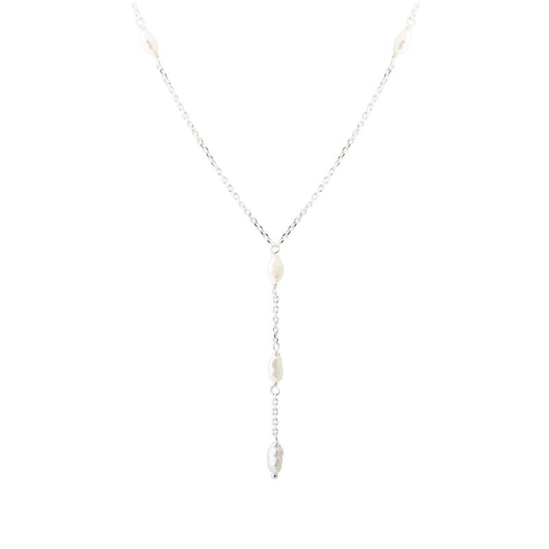 Lunella Pearl  -necklace   Silver
