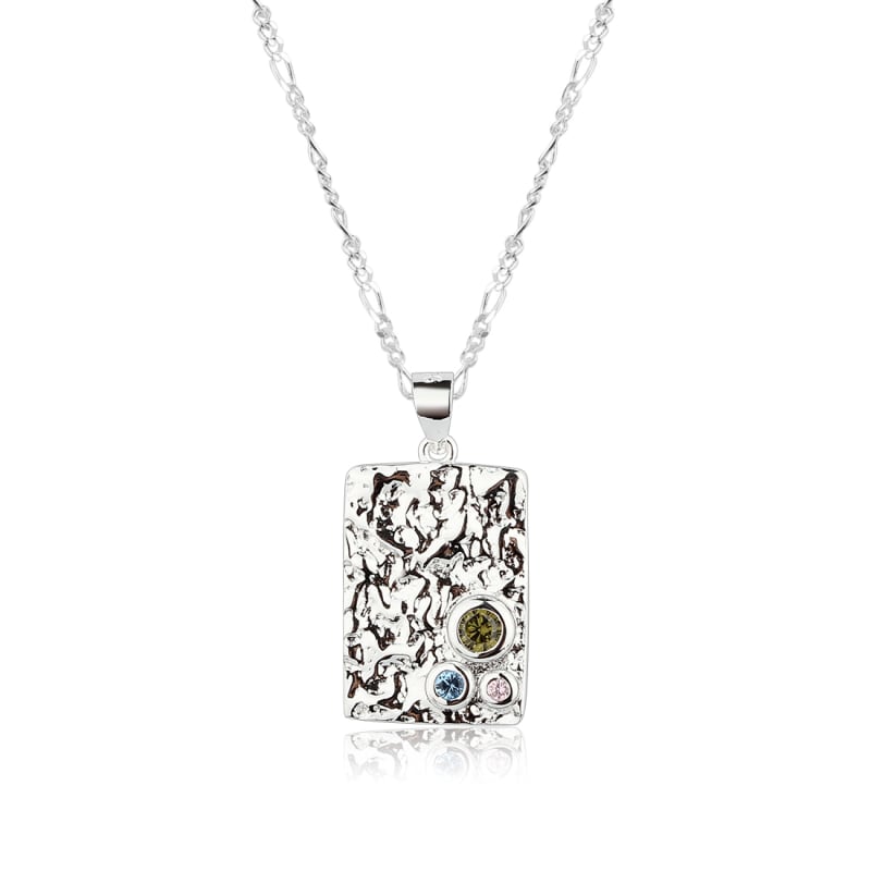 Mess Necklace   Silver