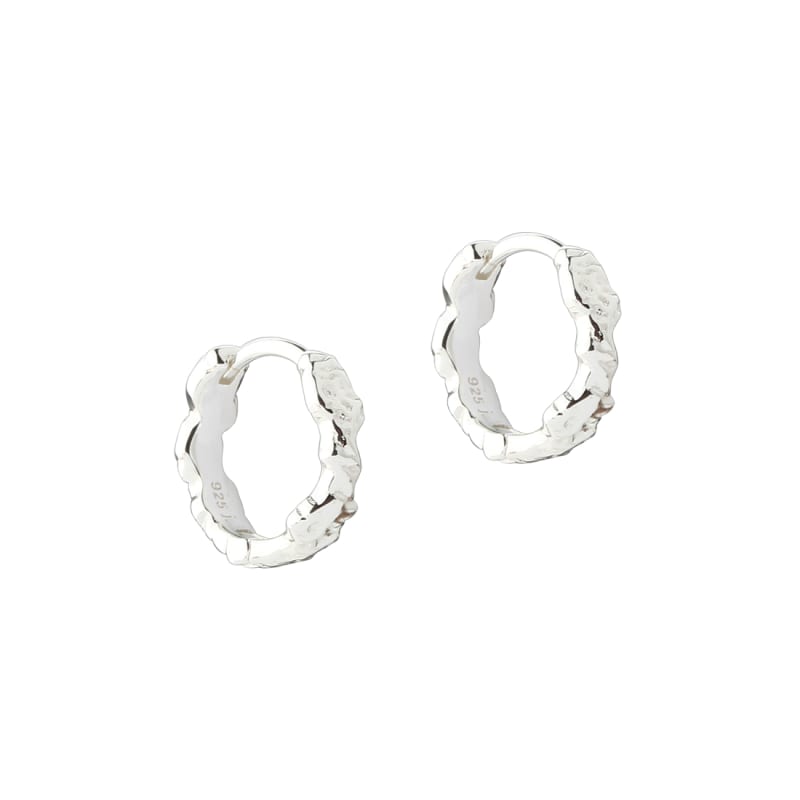 Mila Hoop 12 Mm    Silver
