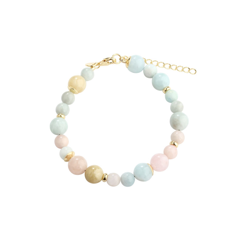 Morganite Dream Bracelet    Golden