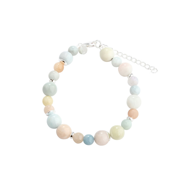 Morganite Dream Bracelet   Silver
