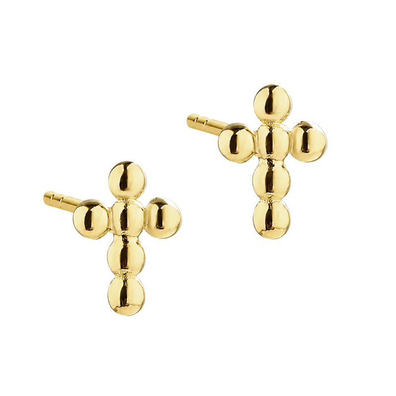 New Cross Earstud   Golden
