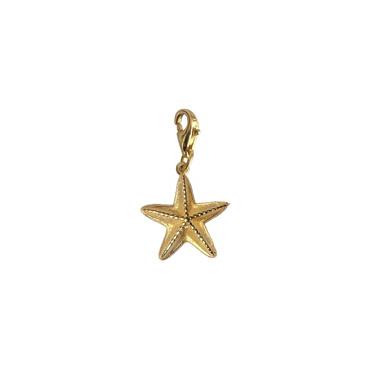 Søstjerne Vedhæng Linkycharm Deepsea 18 Karat Forgyldt Sterling Sølv