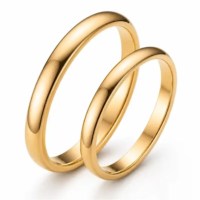 Tungsten Forlovelsesring Quot Golden Quot
