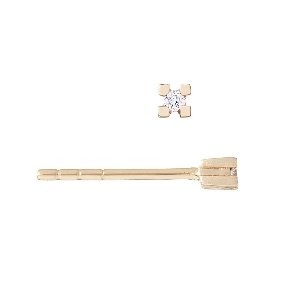 ørering  Twinkles 14 Karat Guld Med Diamant 10 Dages Levering