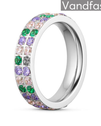 Annebrauner Alliance Green Pink Mix Ring 48