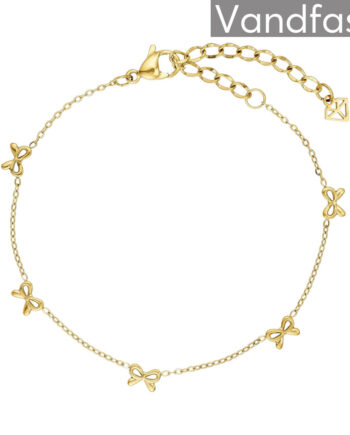 Annebrauner Bow Armbånd 18k Guldbelagt