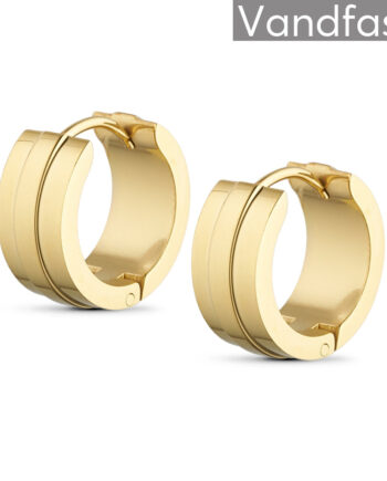 Annebrauner Chunky Hoop 18k Guldbelagt