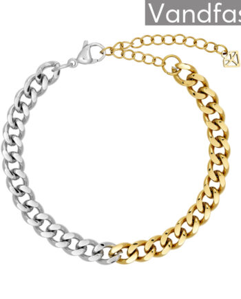 Annebrauner Chunky Panzer Mix Armbånd