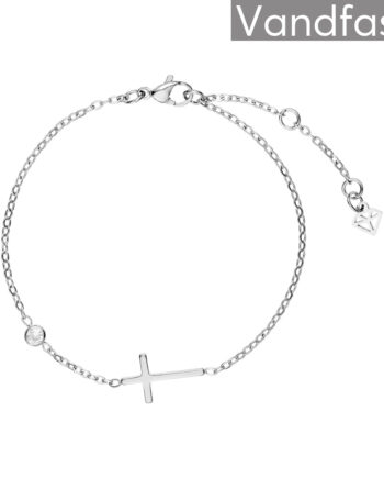 Annebrauner Cross Zirconia Armbånd