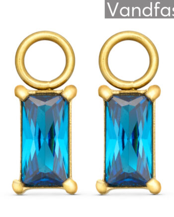 Annebrauner Empress Drops Sapphire Blue 18k Guldbelagt