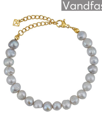 Annebrauner Freshwater Deluxe Armbånd 18k Guldbelagt