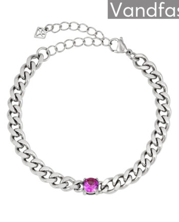 Annebrauner Panzer Rose Armbånd