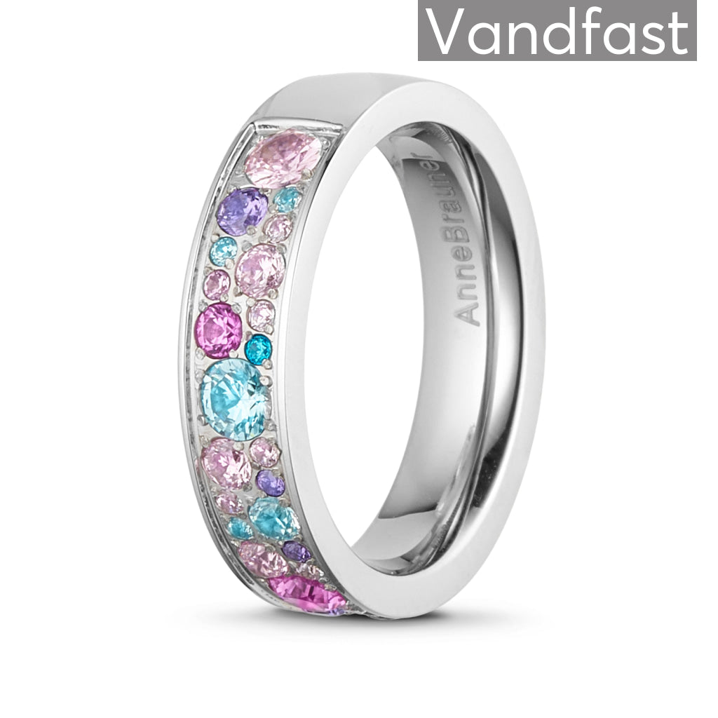 Annebrauner Sparkling Pink Violet Ring 48