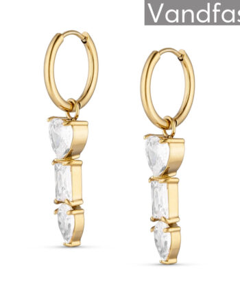 Annebrauner Stella Creoler 18k Guldbelagt
