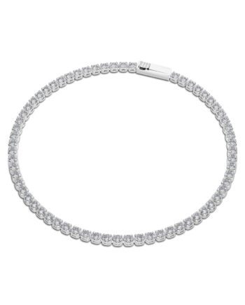 Armbånd Diamante 14 Kt  Guld El  Hvidguld   39-  78 Ct Tw  -  Vs Lab-grown Diamanter