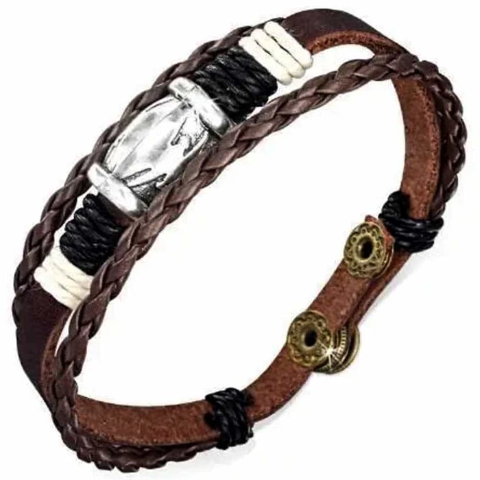 Armbånd  Quot Stylish Leather Quot