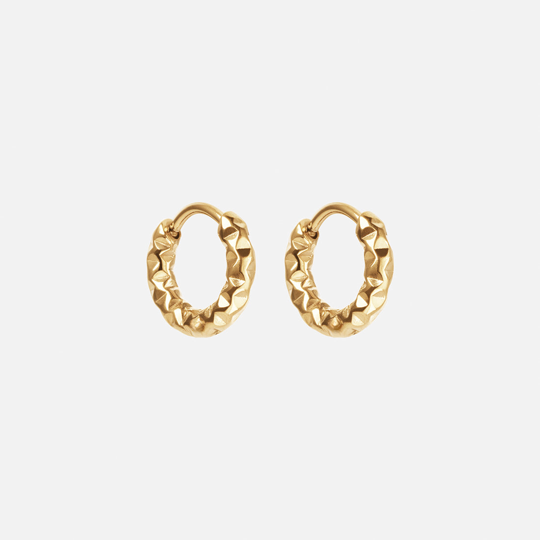 Astra Hoops øreringe 18k Guldbelagt 12mm