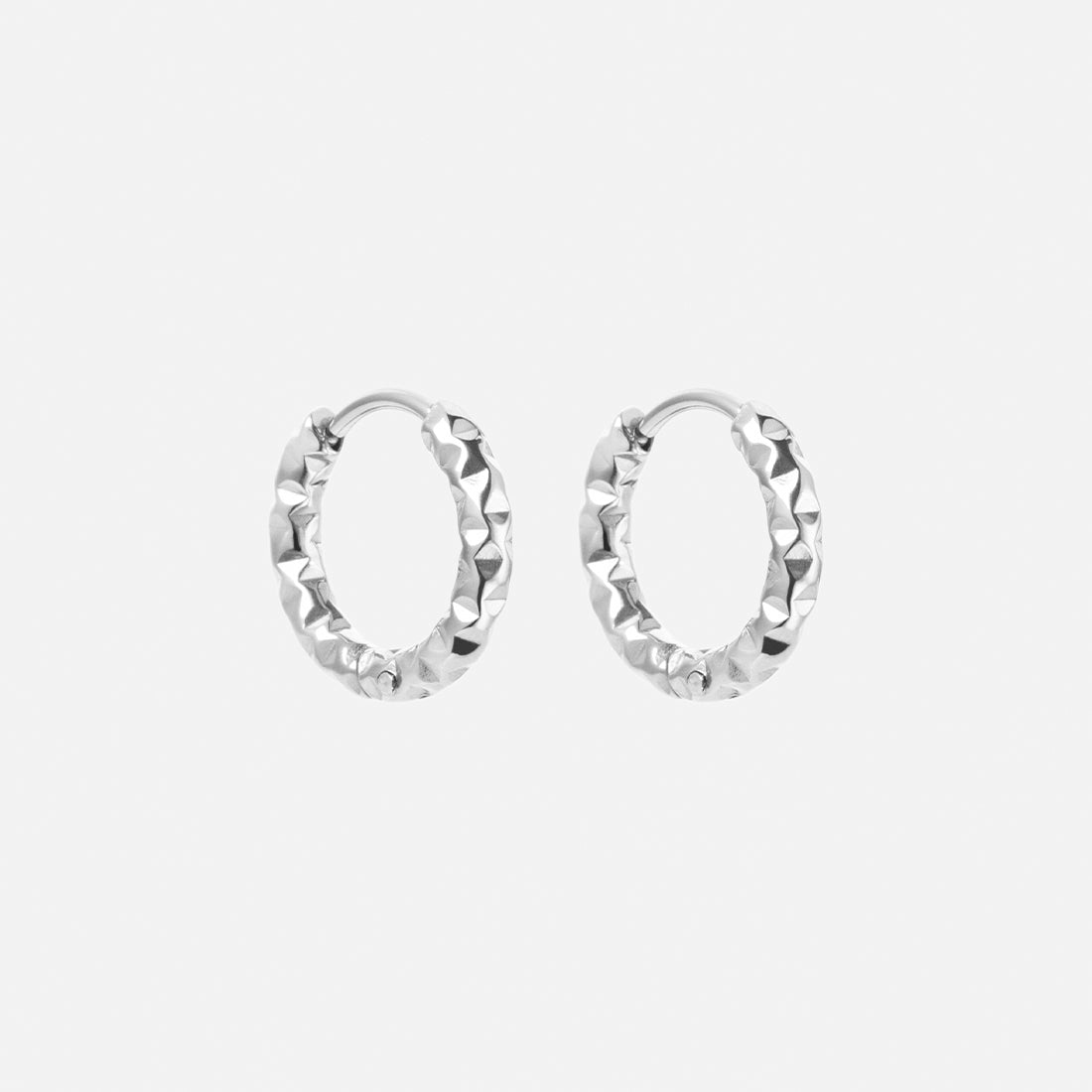 Astra Hoops øreringe Sølvfarvet 15mm
