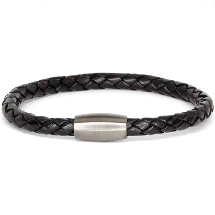 Basic Armbånd   Bololæder Sort
