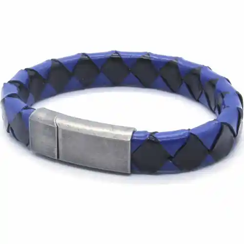 Blue Black Netri Armbånd