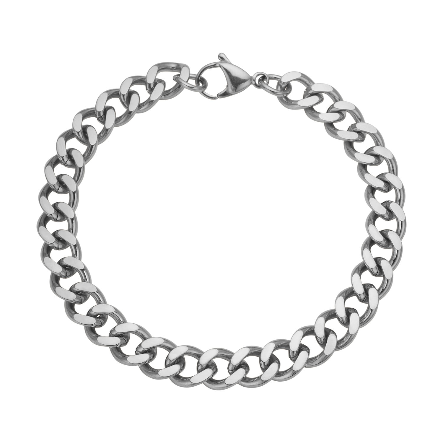 Bredt Panser Herrearmbånd   Stål 20 Cm Langt
