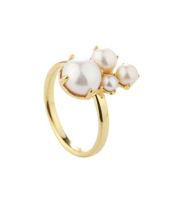 Bubbles Ring -57   Golden