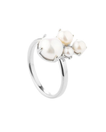 Bubbles Ring -57   Silver