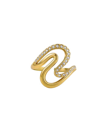 Claire Wavy Ring 54    Bay