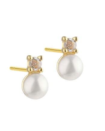 Darling Bubbels Earstud   Golden