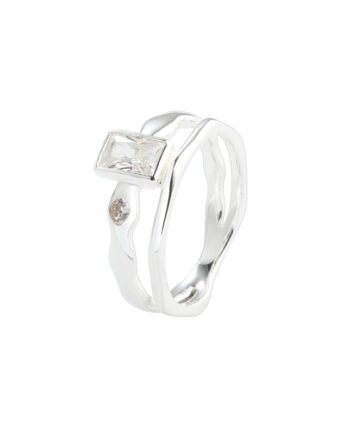 Edge  Ring    Silver 62
