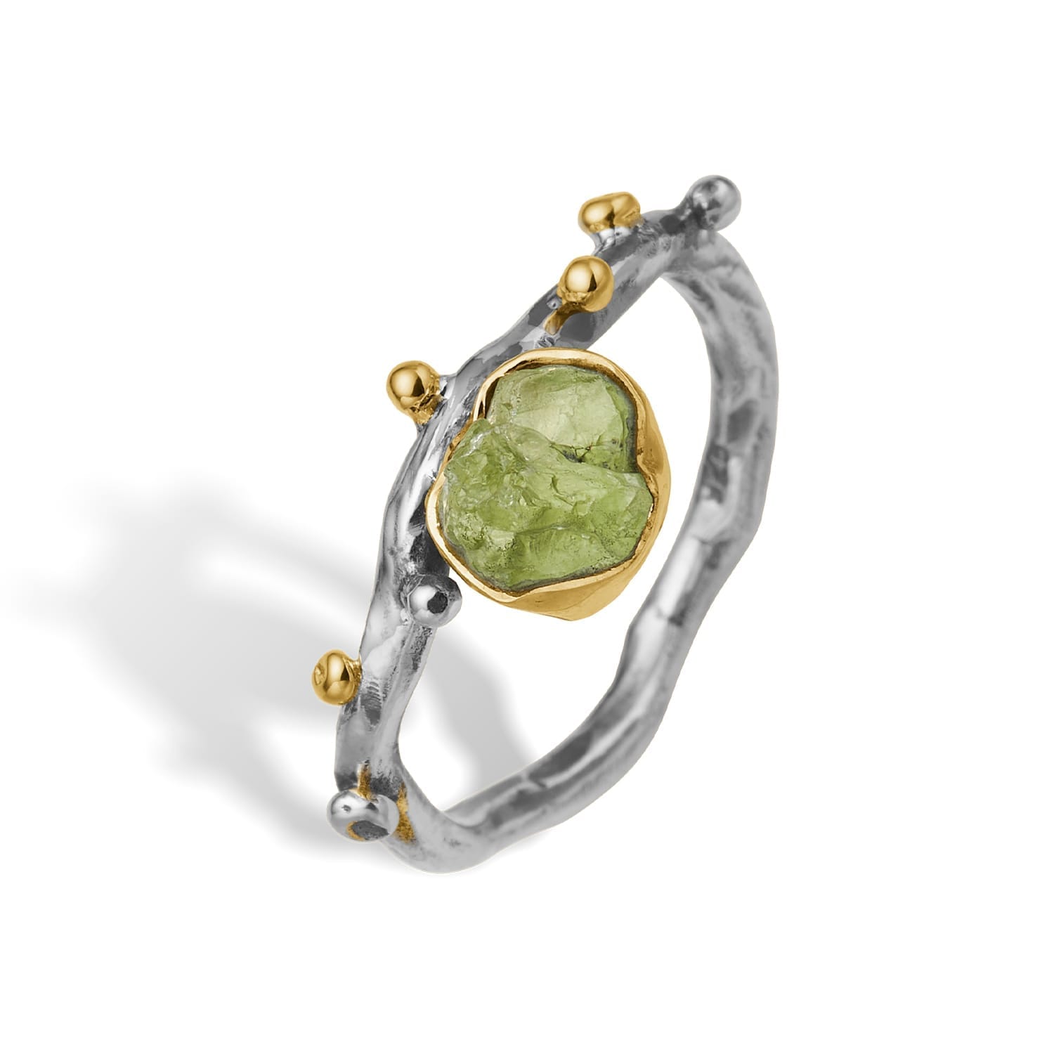 Grace Single Peridot Raw 52