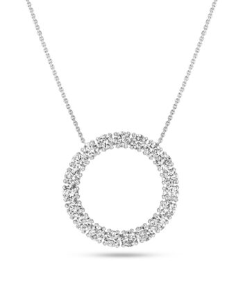 Halskæde Bellina 14 Kt Guld El  Hvidguld   90 Ct Tw  -  Vs Lab-grown Diamanter
