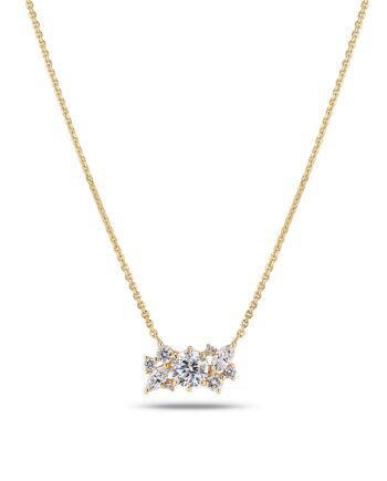 Halskæde Lovere 14 Kt  Guld El  Hvidguld   58 Ct Tw  -  Vs Lab-grown Diamanter