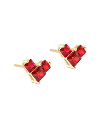Kara Heart Red   Golden