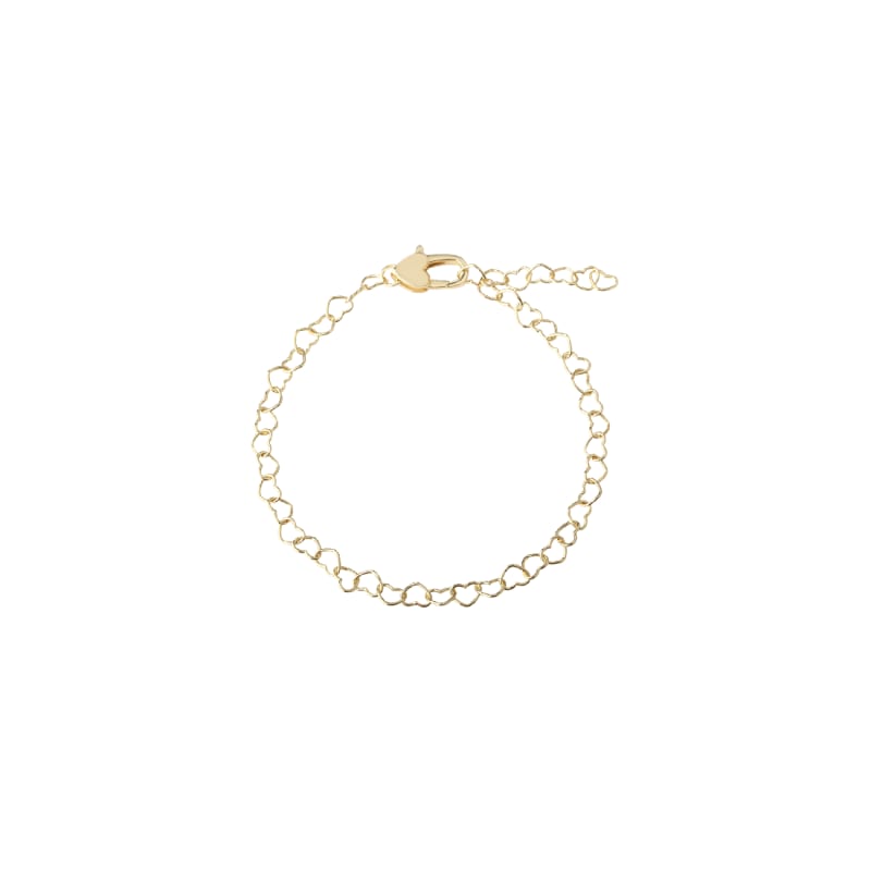 Love Me Heart Bracelet   Golden