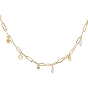 Love Me More Necklace   Golden