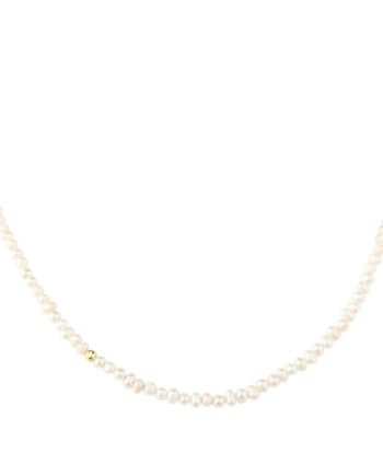 Love Pearls Necklace   Golden