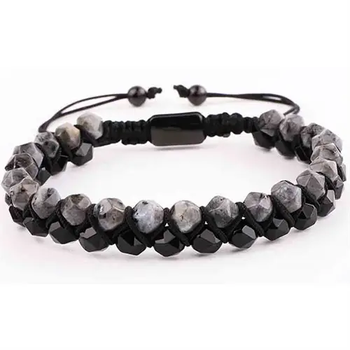 Netao Armbånd Mad Faceterede Natursten