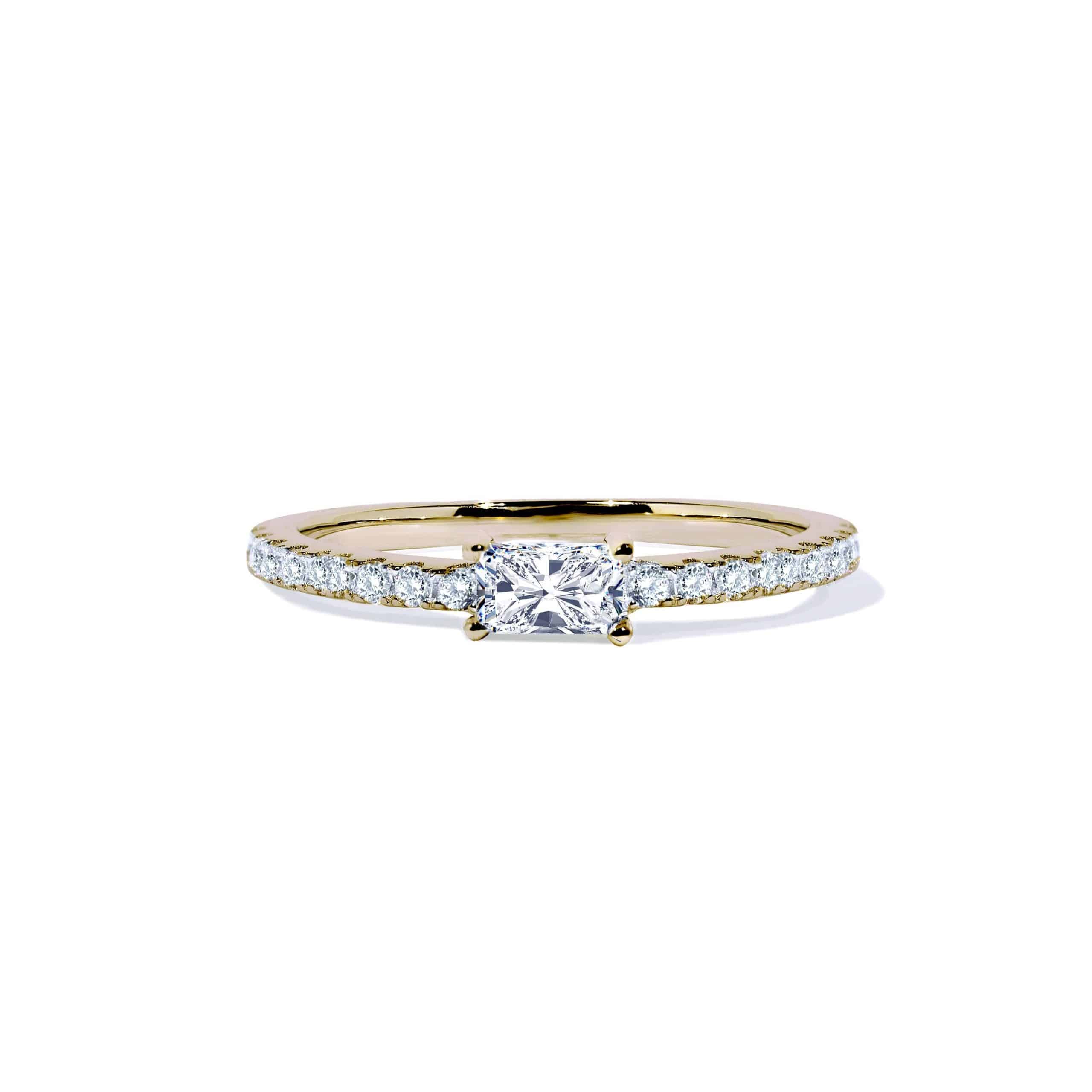 Oxford Loveable Radiant Ring   Forgyldt Sølv 48