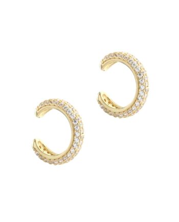 Pavé Cuff Single    Golden